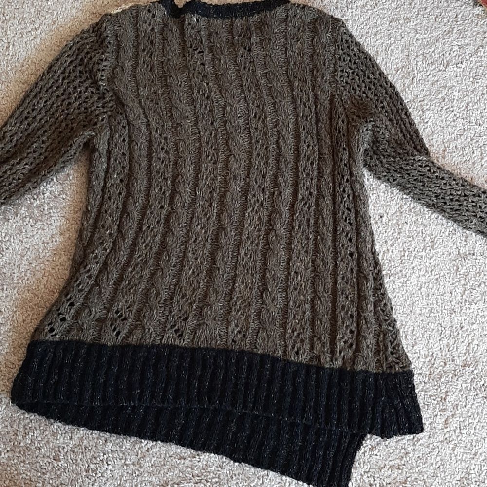 Vintage Curio cream and brown knit sweater - Picture 6 of 7